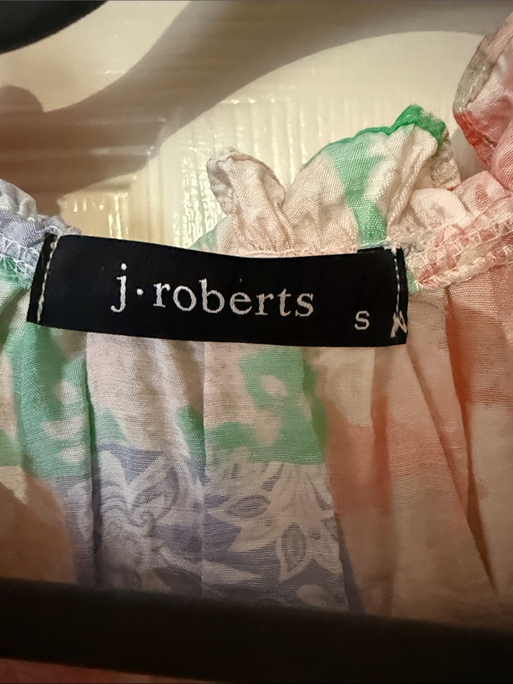 J. Roberts Multicolor Patchwork Paisley Blouse - Picture 2 of 2